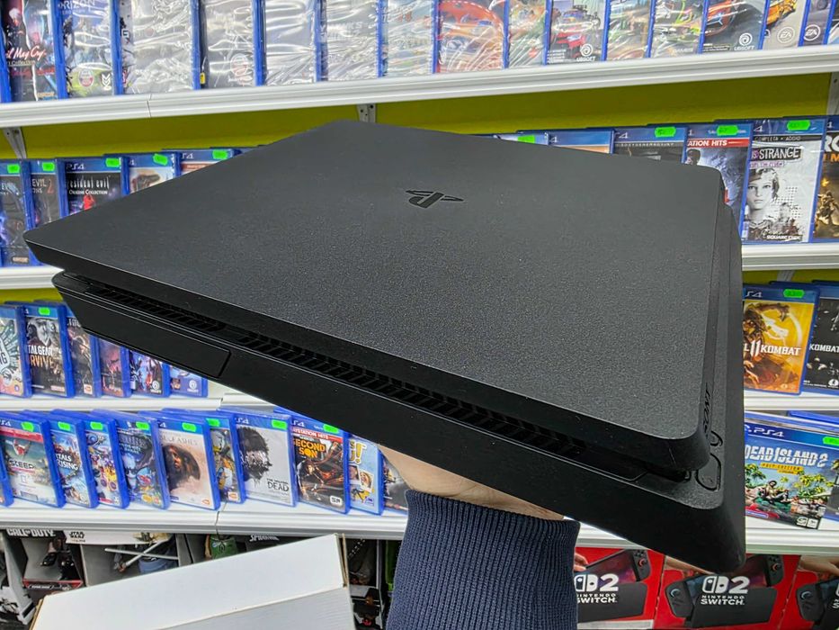 Konsola PS4 Playstation 4 SLIM 1TB + 6 dobrych gier Gwar 6 mc SKLEP