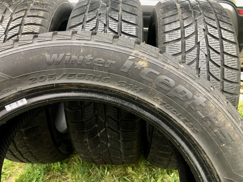 7mm 205 55 r16 HANKOOK Winter Icept RS 4 opony zimowe M+S ochrona felg