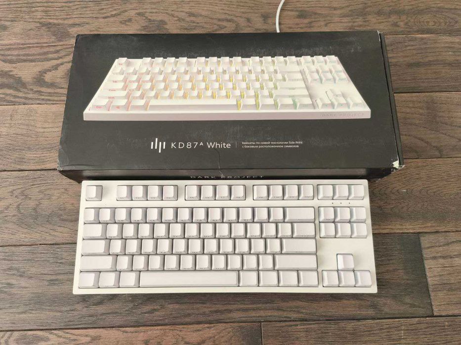 Клавіатура Dark Project KD87a White RGB провідна