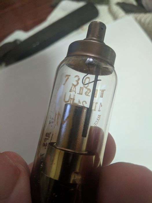 Радиолампы 1ц21п времён СССР