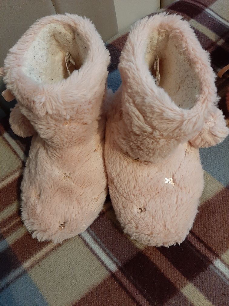 Тапочки -ботиночки теплые для девочки