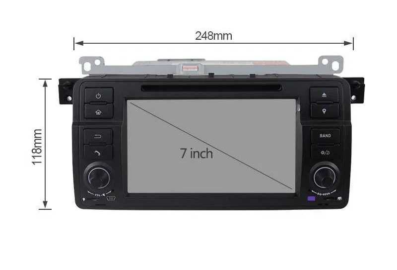 Radio FM RDS DAB+ DSP CarPlay Android GPS WiFi USB BMW 3 E46 Rover 75