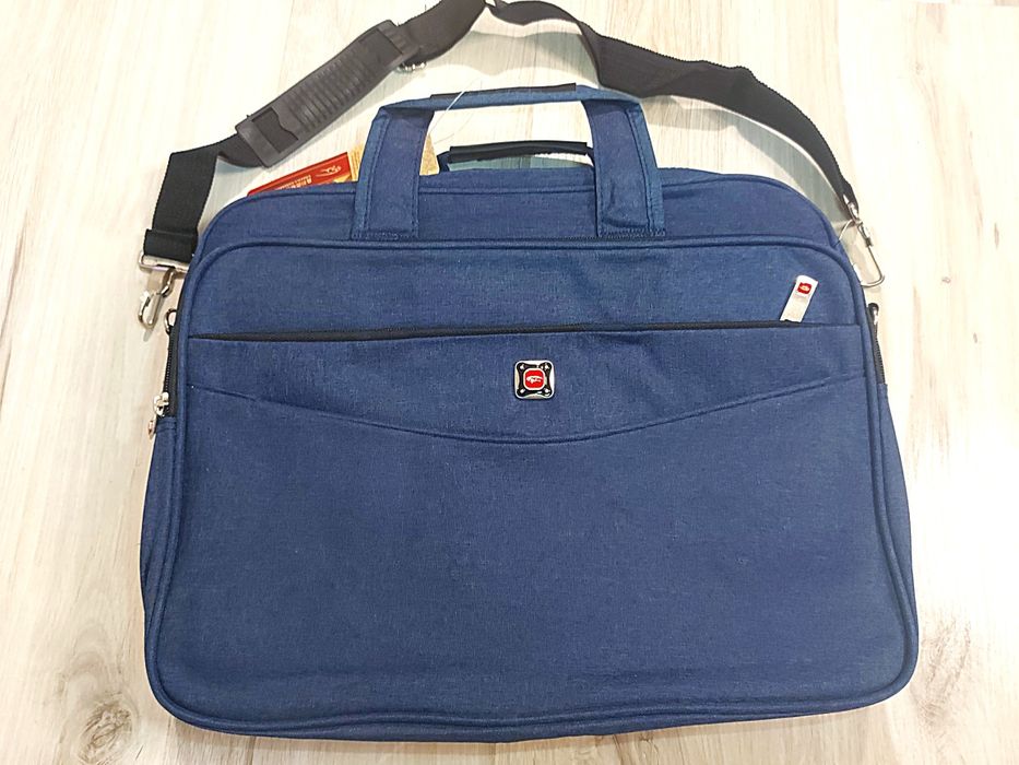 Torba na Laptopa 15 cali Teczka na Dokumenty Nowa Granatowa
