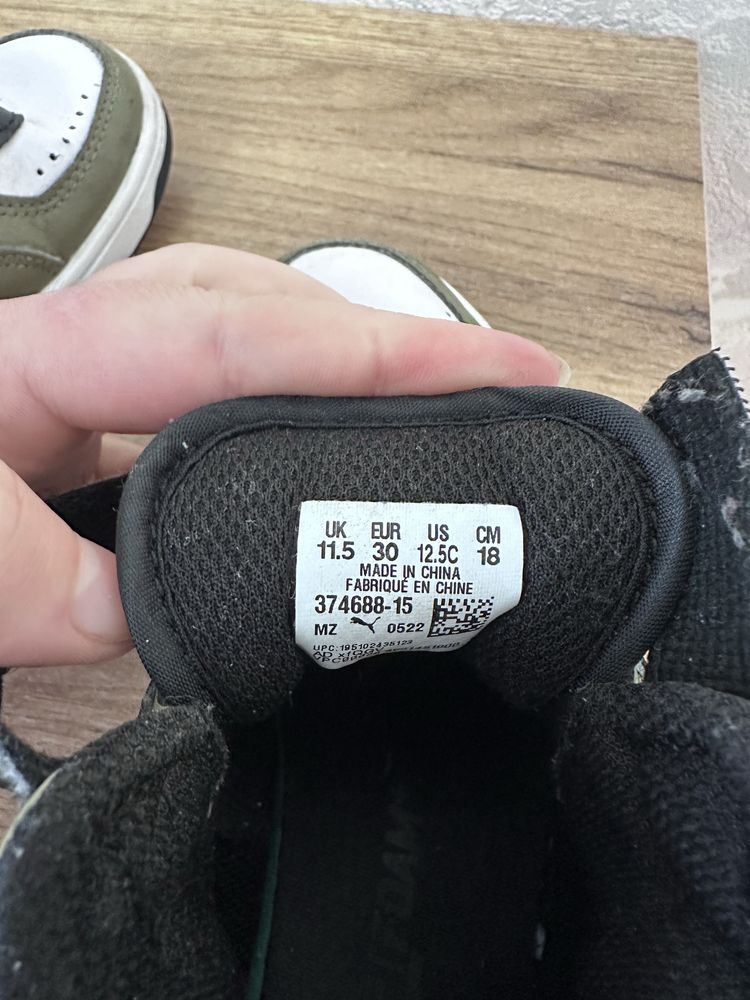 Хайтопи Puma 18 см,весняні ботінки,снікерси.Пума.