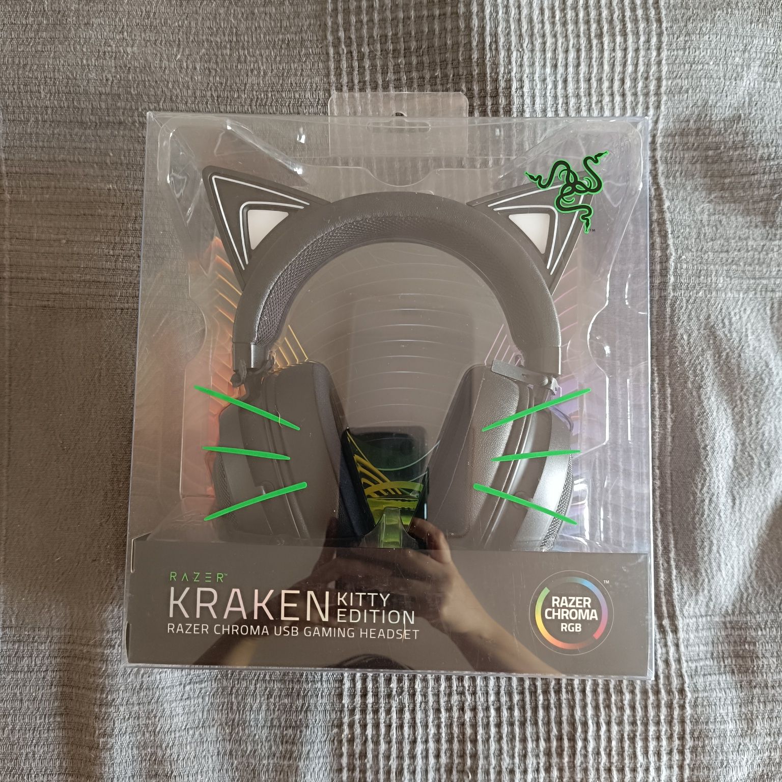 Headsets Gaming Razer Kraken Kitty Pretos