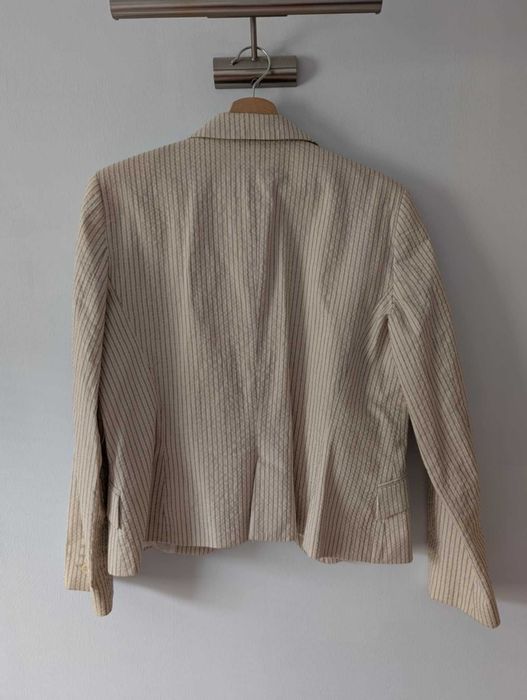 Beżowa marynarka Zara Basic r.40