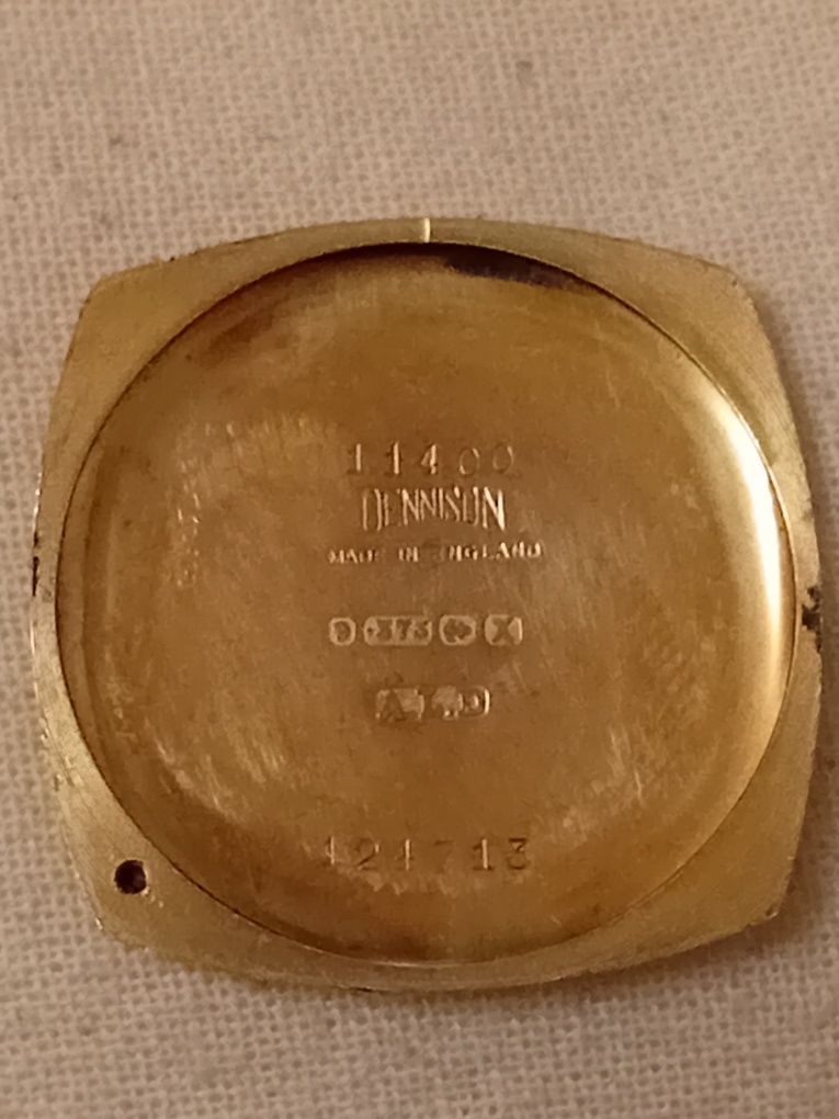 Vintage 9Ct Złoty Tudor Mechaniczny Zegarek Męski