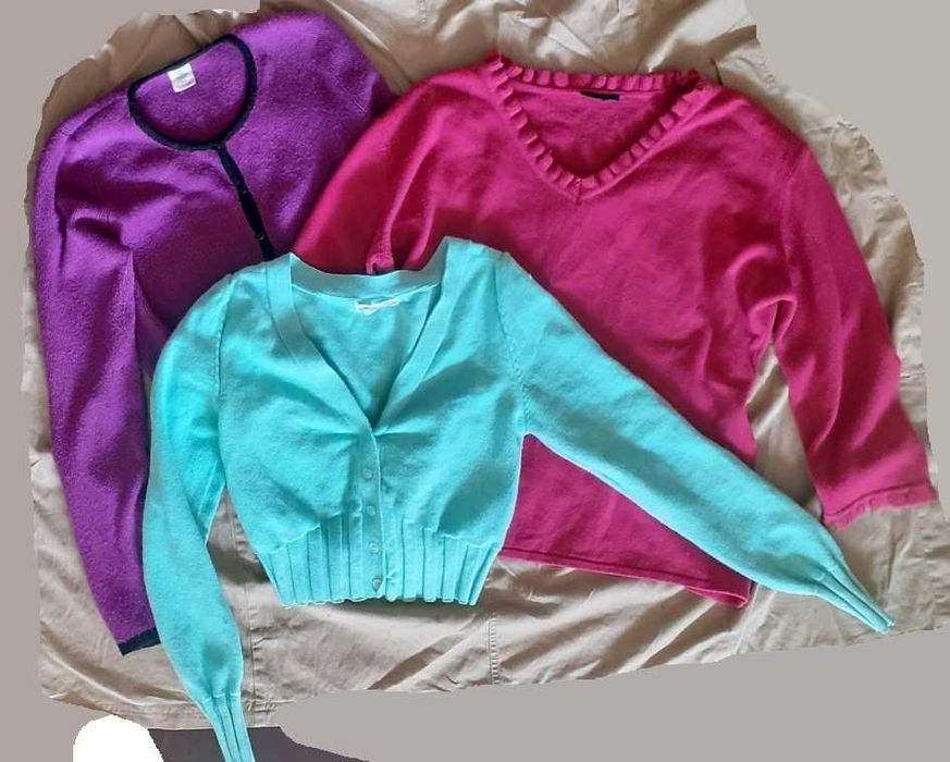 Три тёплые милые кофточки. Разм. 44-46 - 52.