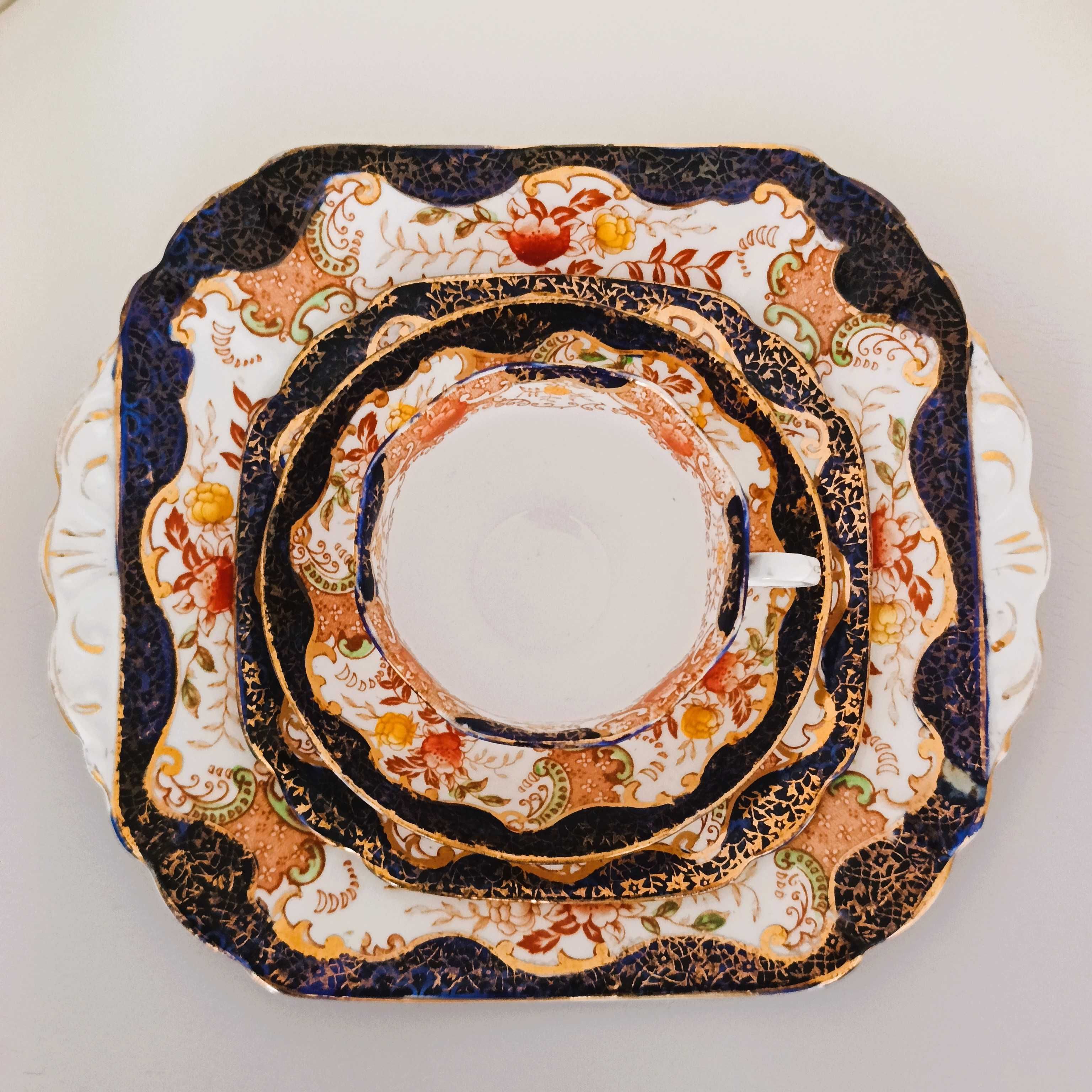 **filiżanka IMARI porcelana CROWN stara sygn. Mayer & Sherratt 1921+