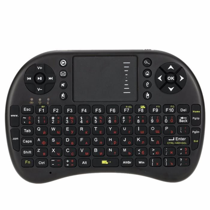 Teclado com rato touch sem fios