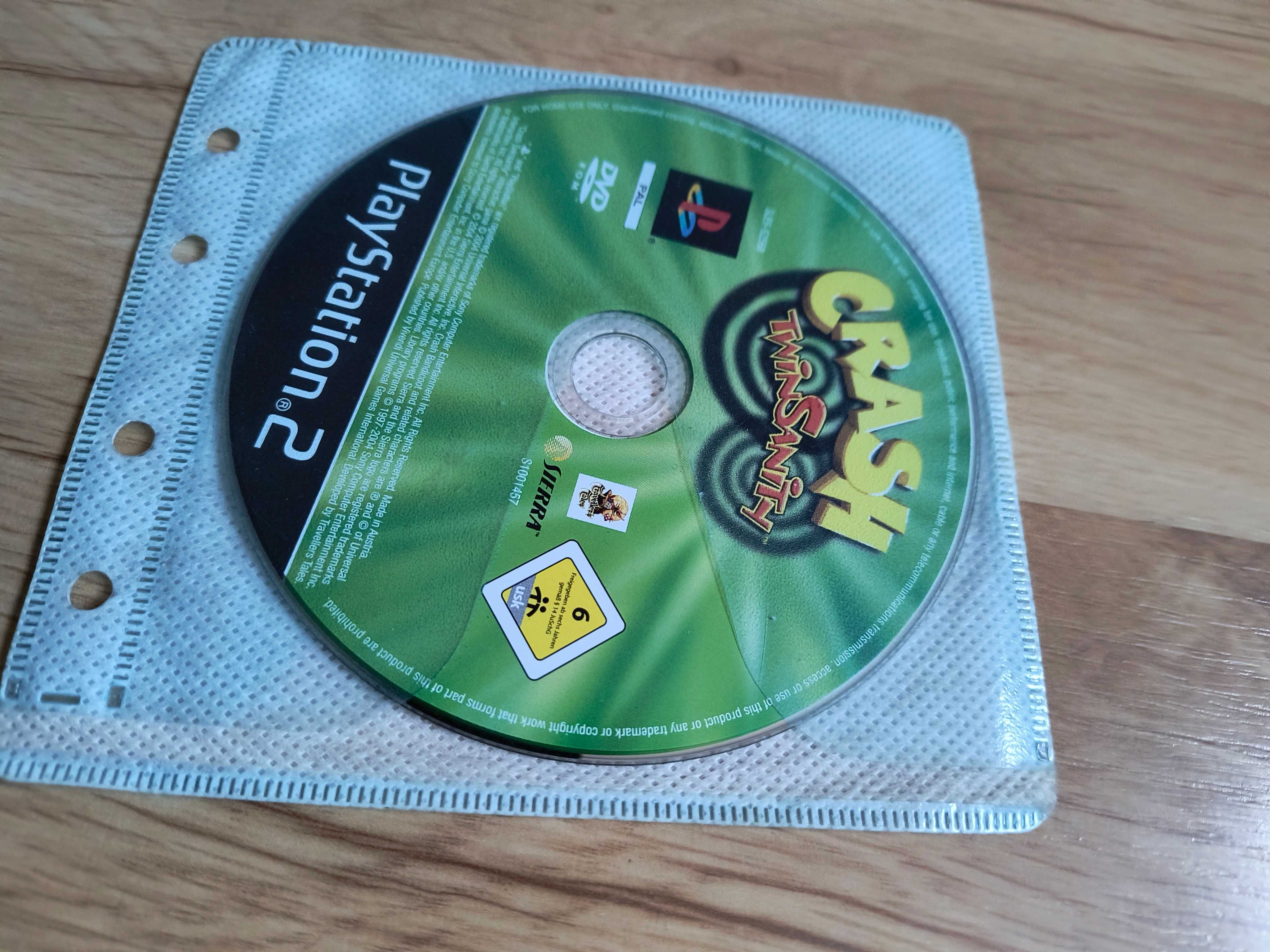 GRA Playstation 2 Crash Twin Sanity