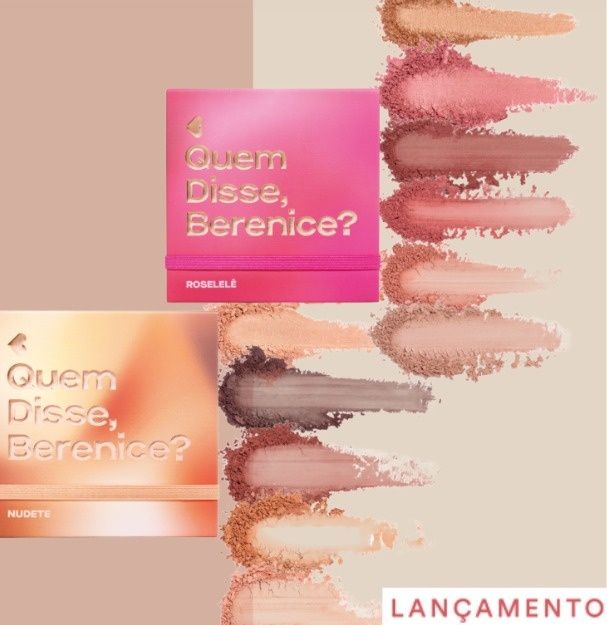 Paletas de sombras QDB O Boticário