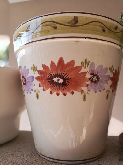 Vaso em cerâmica plantas