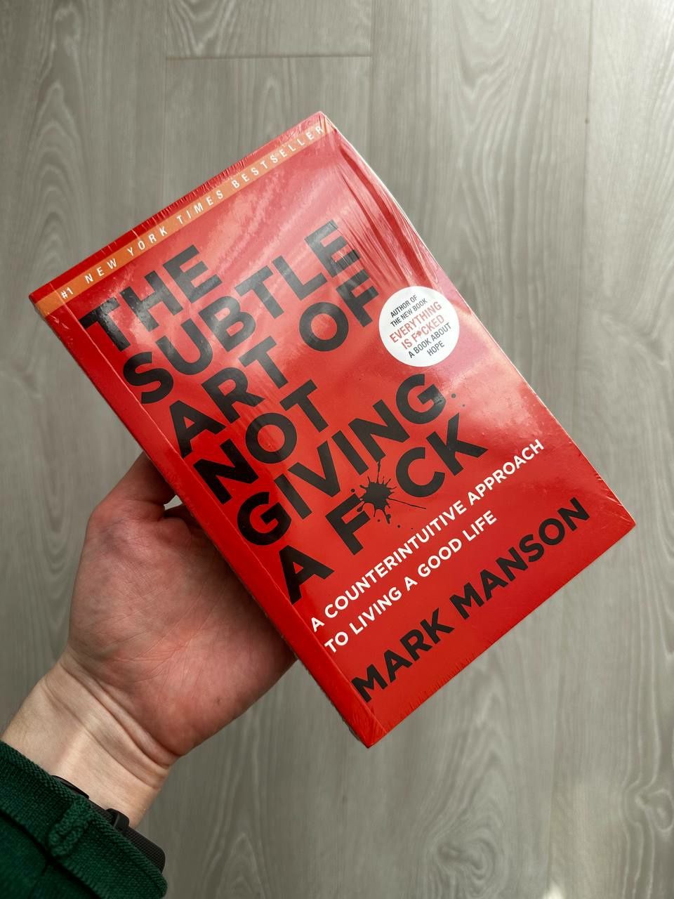 Нова книга "The subtle art of not giving a f*ack"