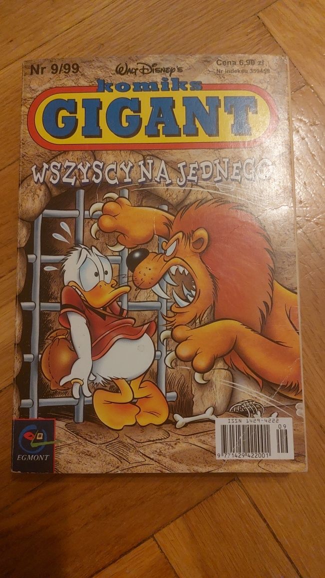 komiks Gigant Wszyscy na jednego wydanie 1999 r