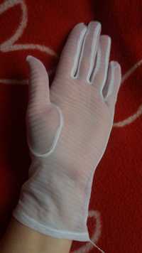 Rękawiczki przezroczyste retro