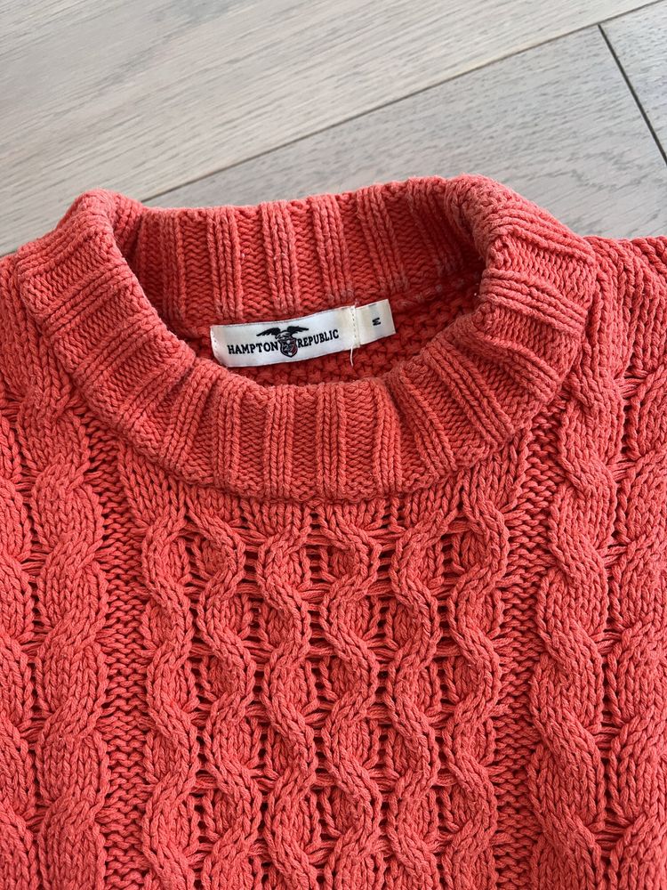 Dyniowy sweter jesienny