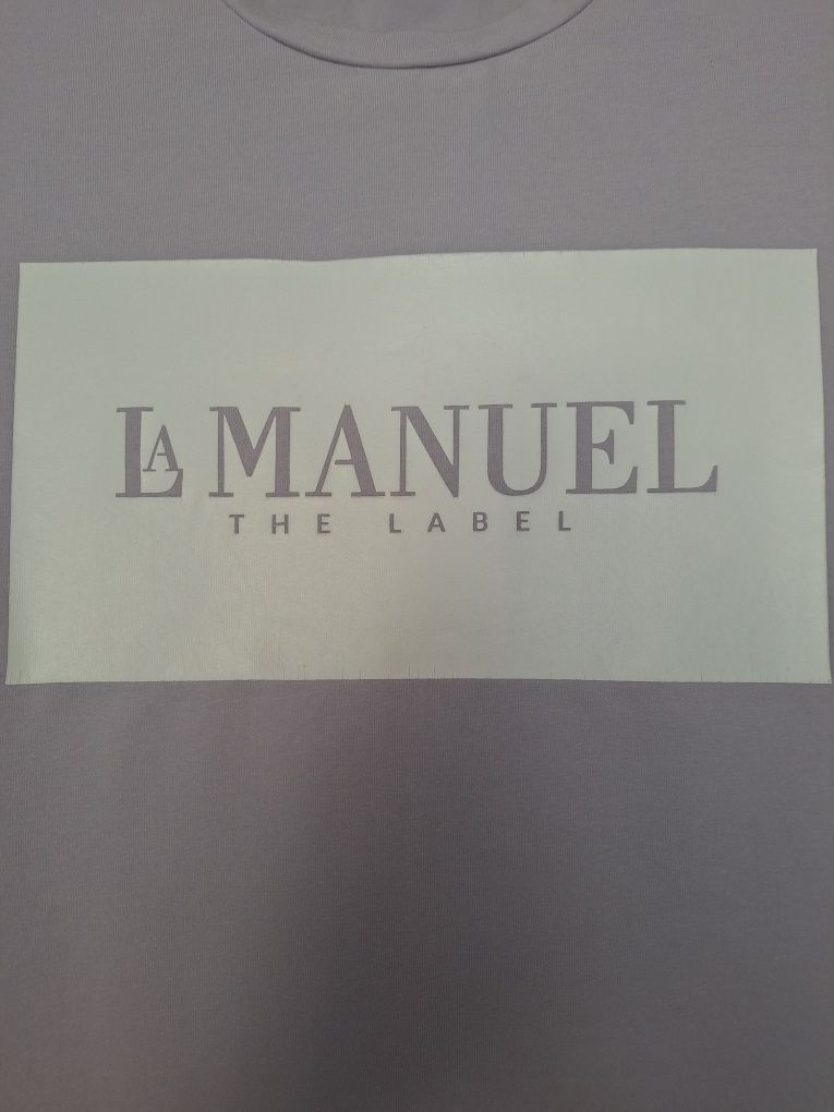 Tshirt bluzka La Manuel liliowa