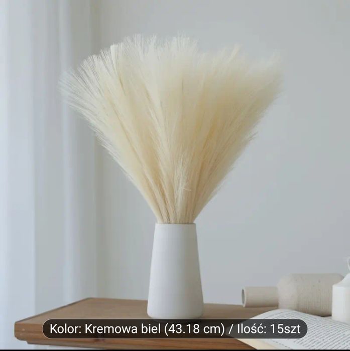 Uniwersalna i wszechstronna sztuczna trawa pampasowa 15 szt