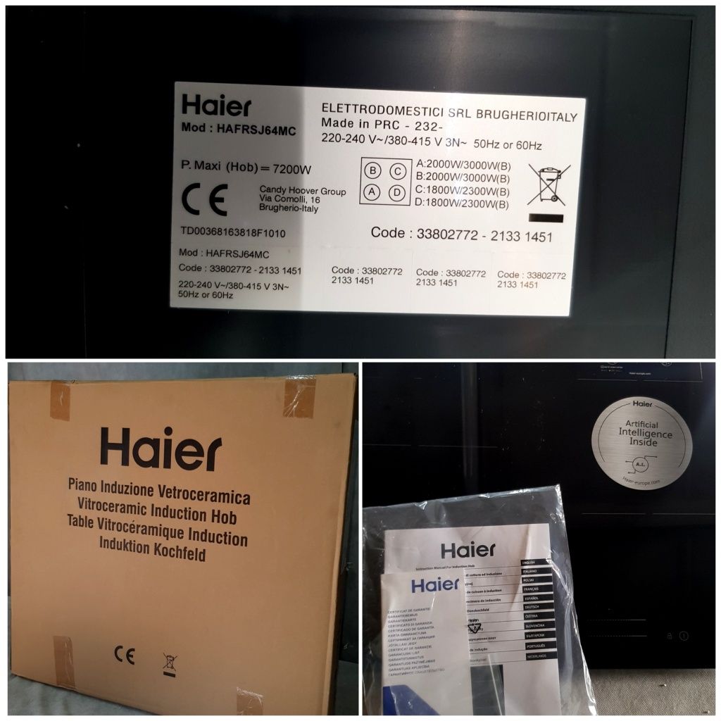 Плита/Індукційна поверхня Haier HAFRSJ64MC