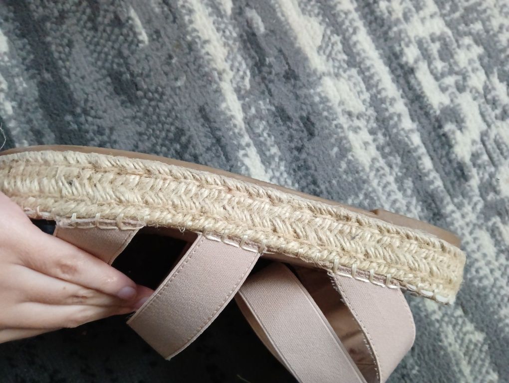 Sandały sandałki espadryle 40