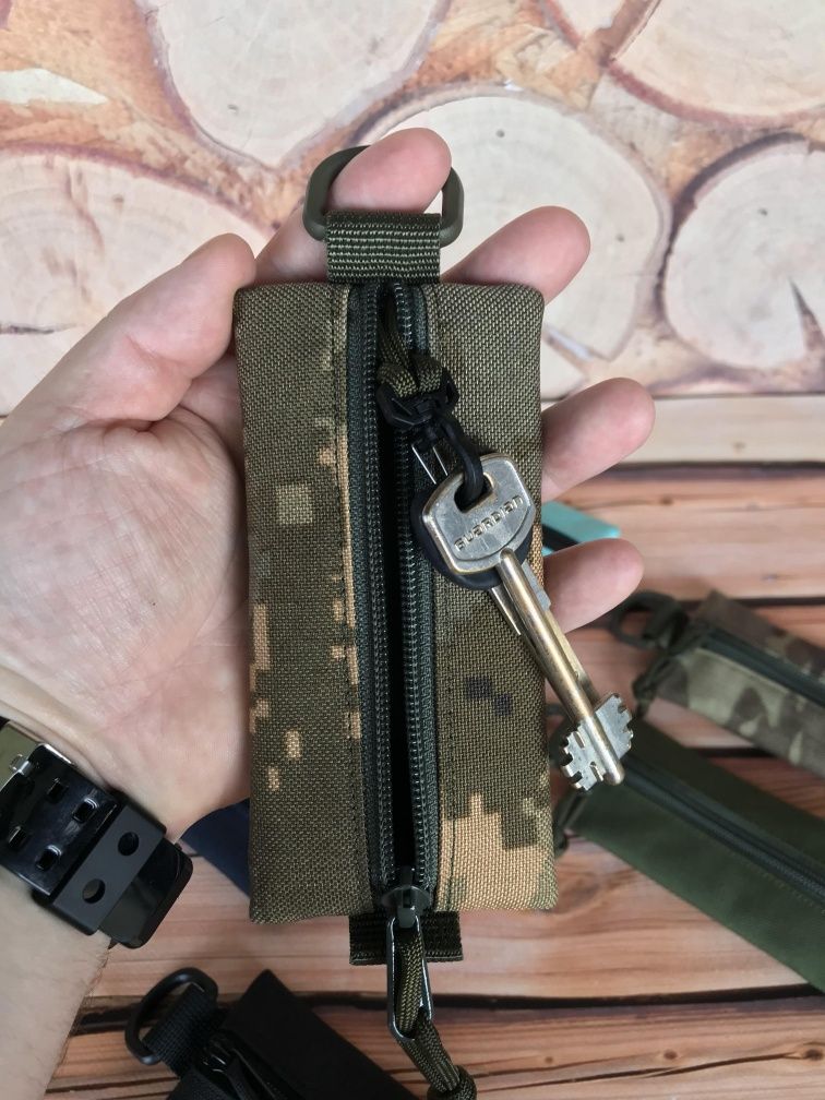 Ключниця з Cordura 1000D,чорна,олива,койот,мм14,multicam,бірюзова,edc