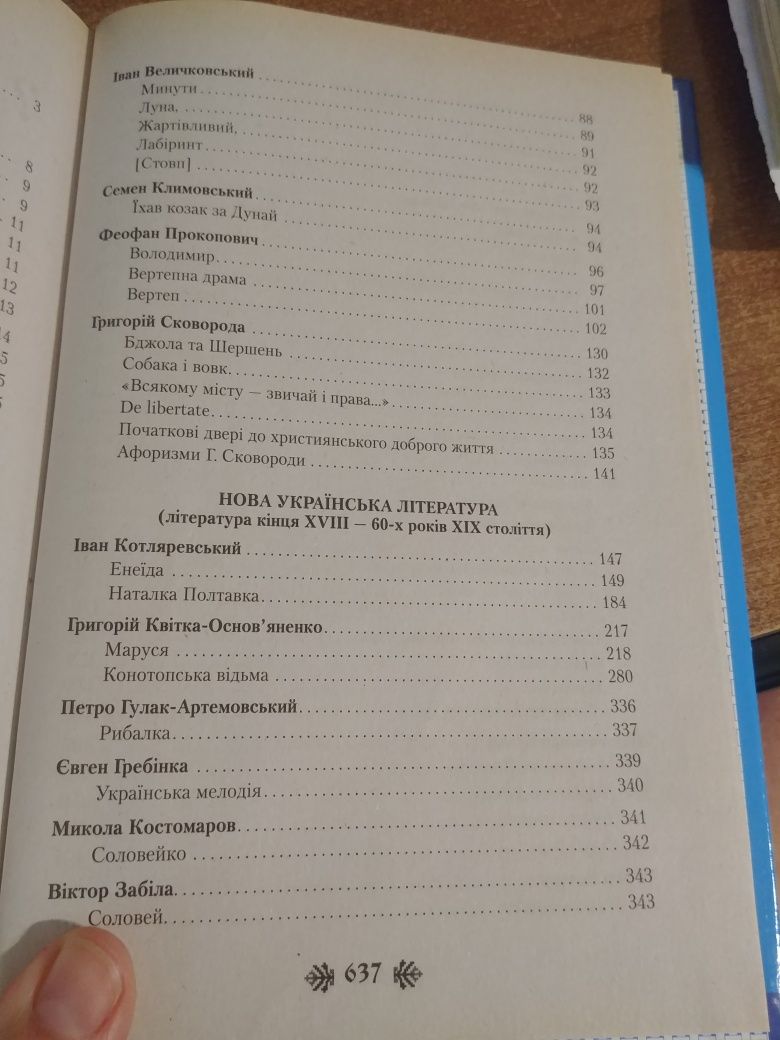 підручник з української літератури для 9-го класу Хрестоматiя Борзенко