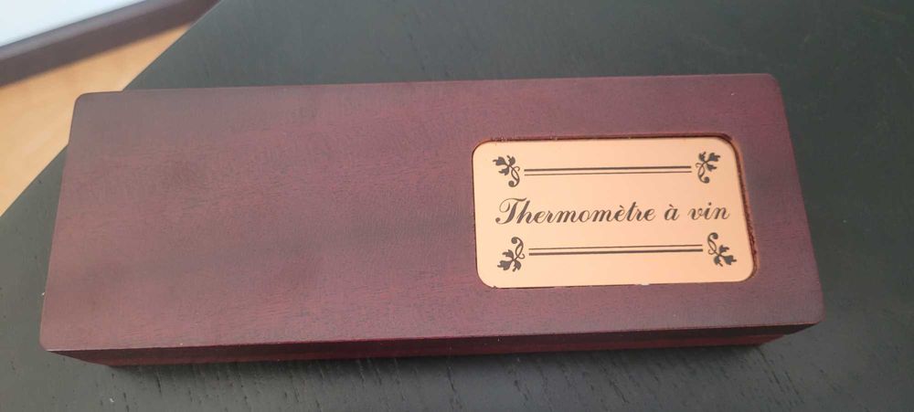 termómetro de vinho e champanhe