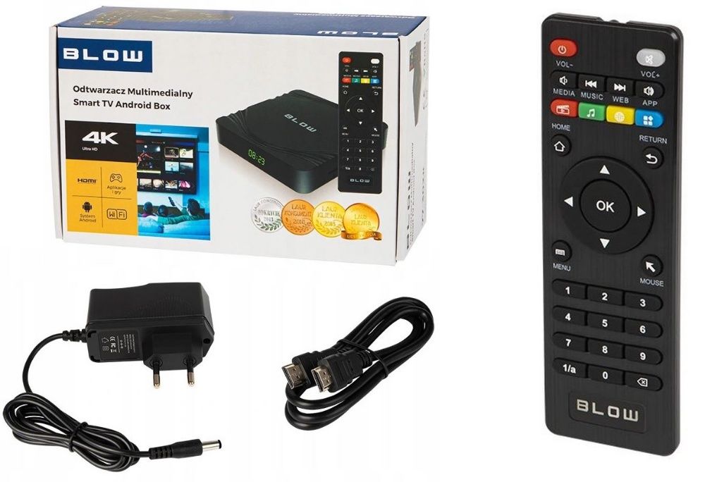 NETFLIX SMART TV BOX ANDROID 4K Ultra HD WiFi Odtwarzacz Multimedialny