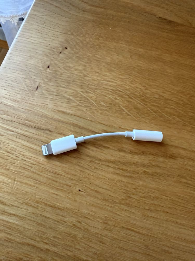 Oryginalna Przejsciowka Apple lighting jack 3.5 mm