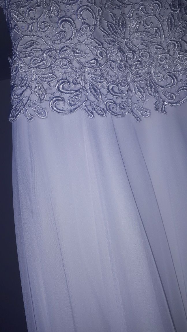 Suknia ślubna biała plus bolerko