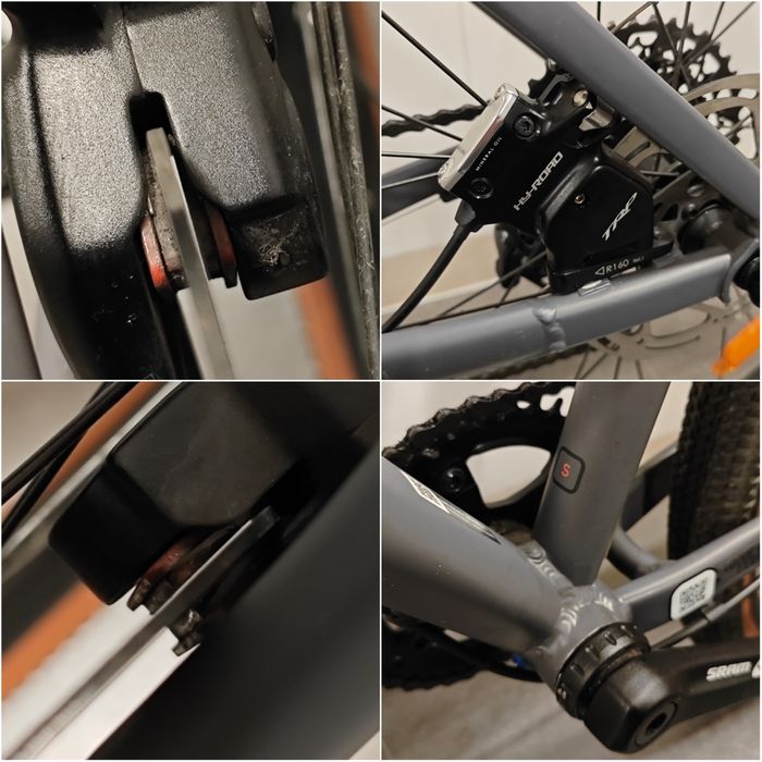 Gravel Triban JAK NOWY GRVL 520 S 27,5 1X11 SRAM APEX 1 rower szary