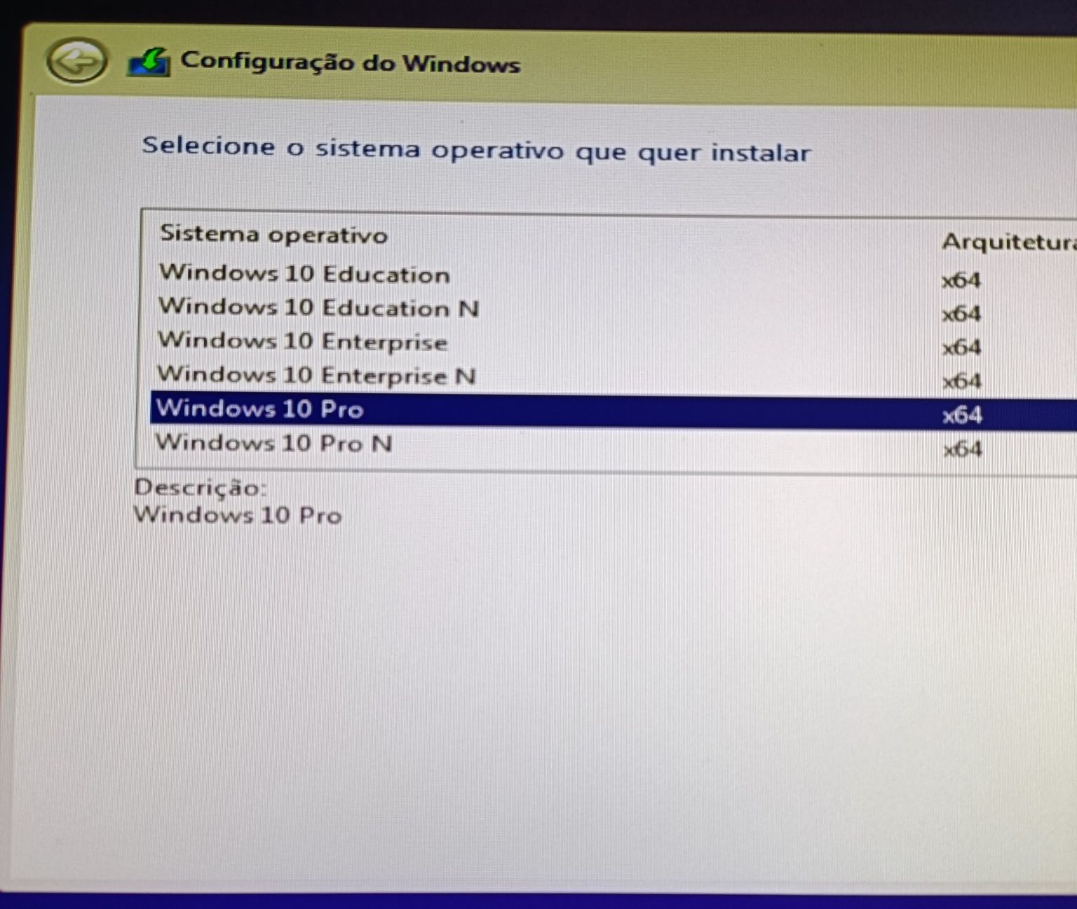 Formatação instalação SSD Windows Office