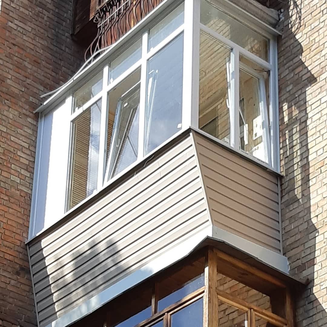 балкон під ключ винос розширення балкона скління балкона