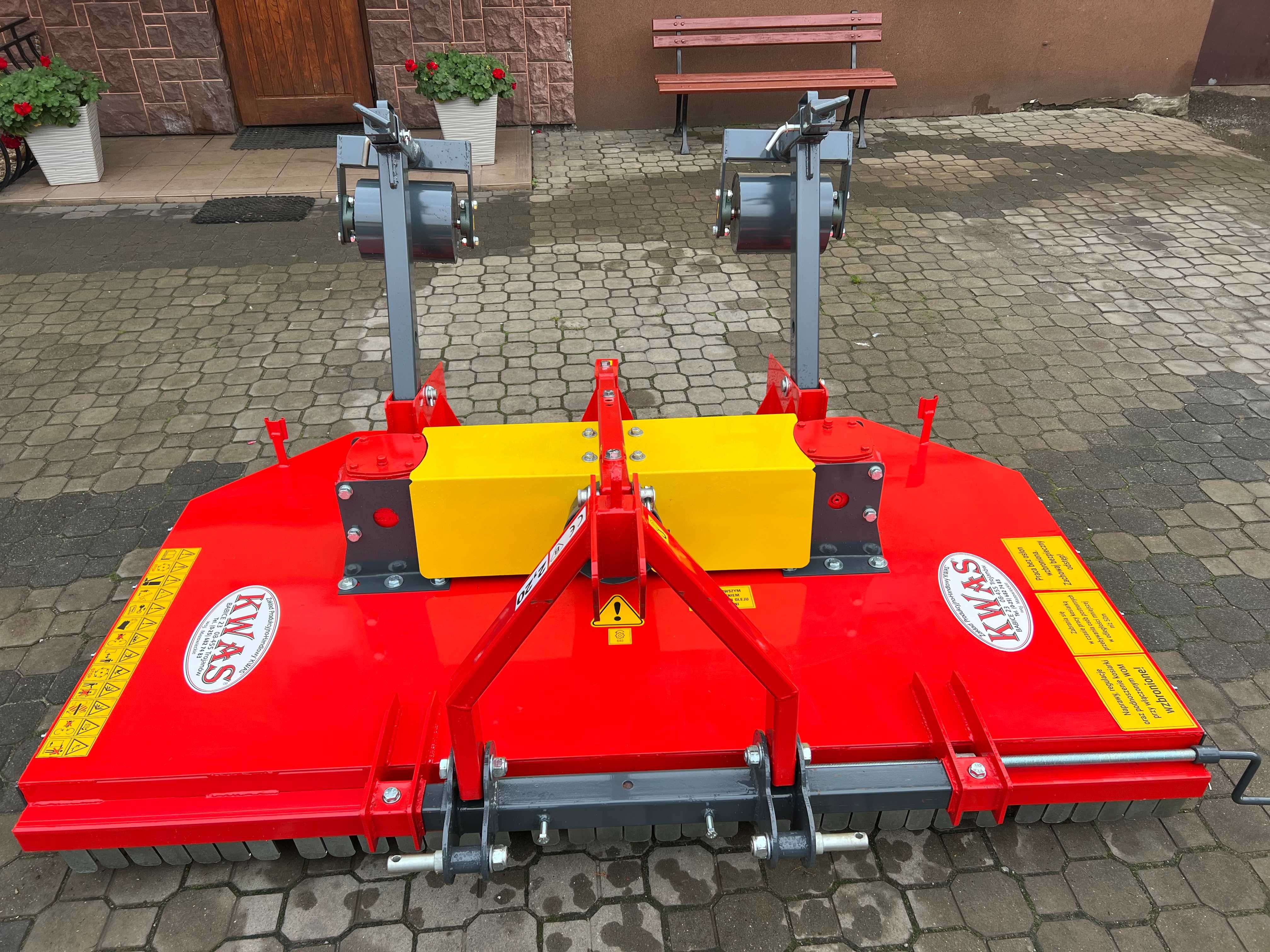 Kosiarka rozdrabiacz dwuwirnikowa sadownicza rokosan tłuka KWAS