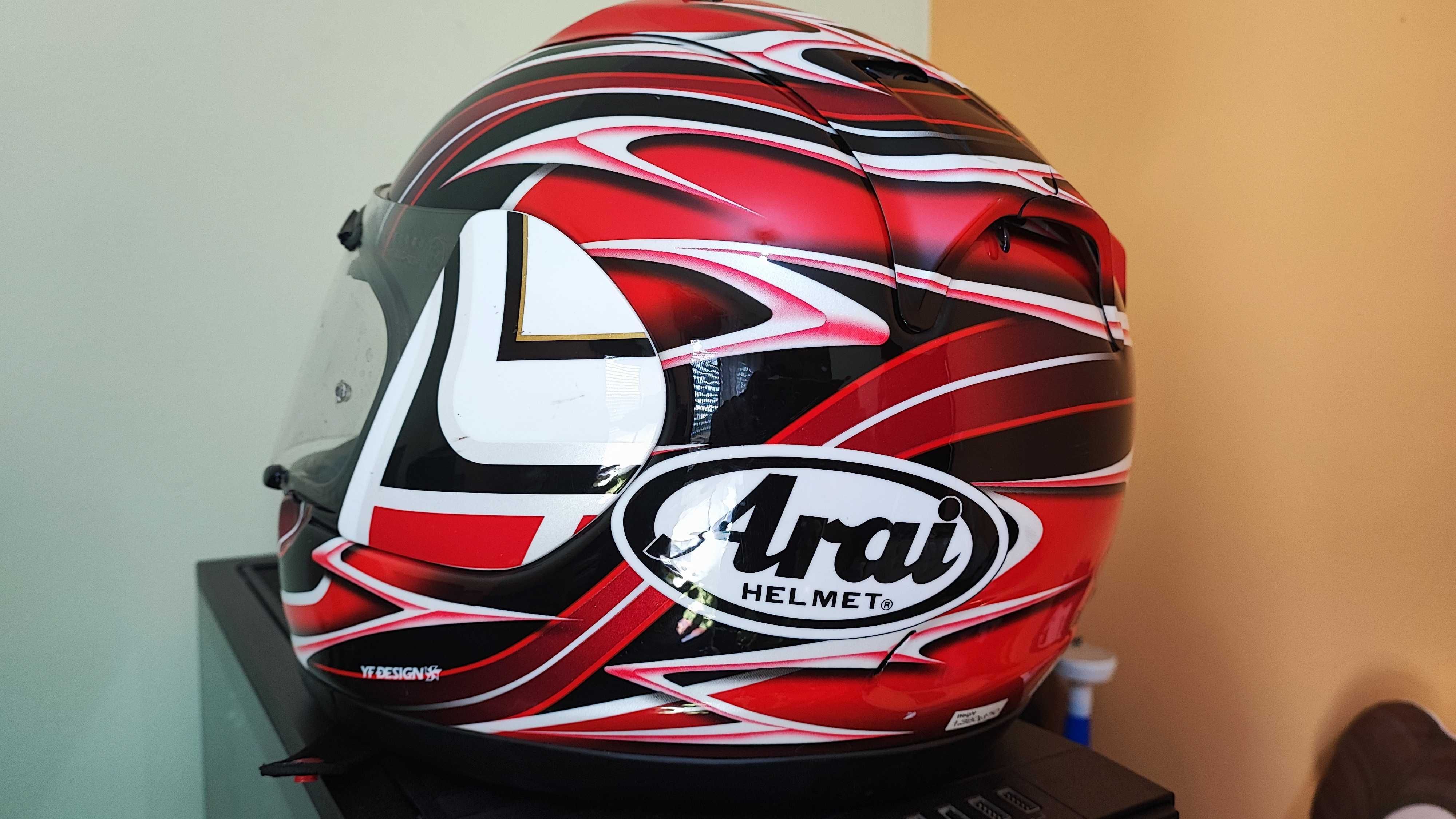 Capacete Arai RX7 CORSAIR Randy Mamola