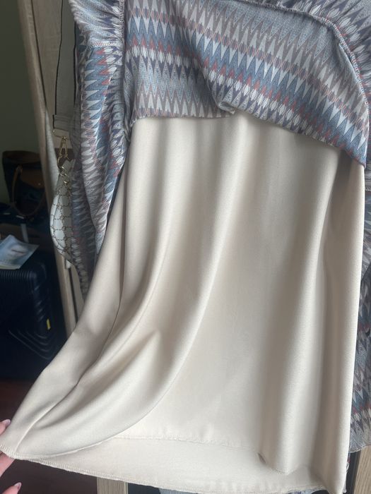 Sukienka styl boho na podszewce