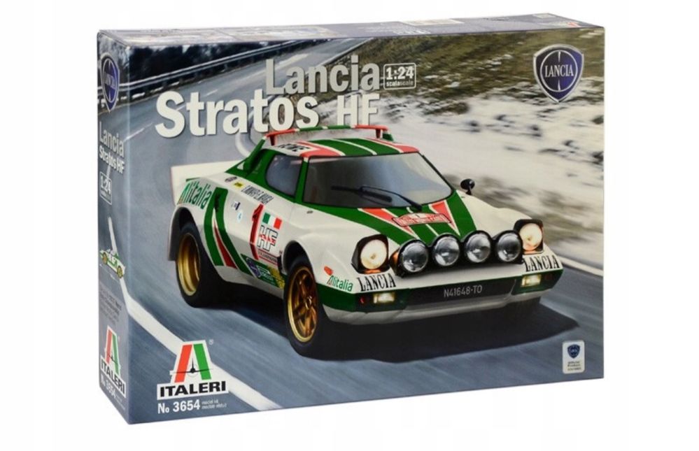 Italeri 3654 model samochód do złożenia LANCIA STRATOS HF