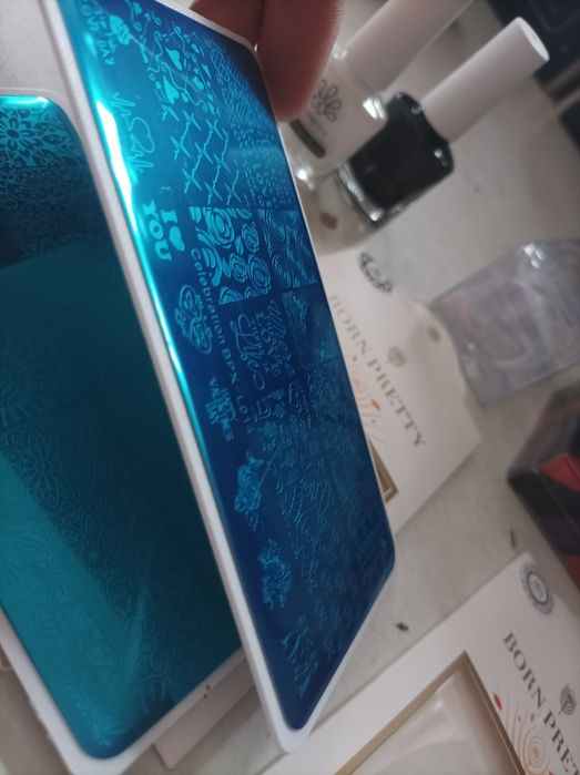 zestaw stampingu do paznokci