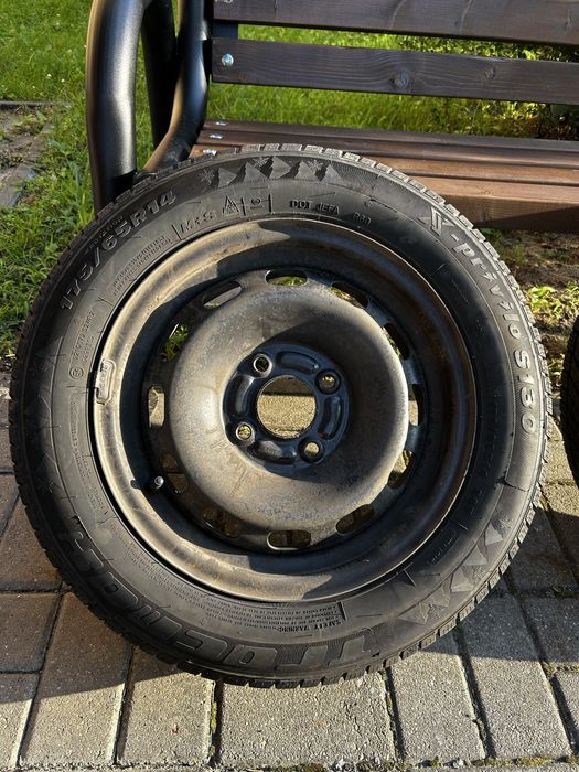 Koła stalowe z oponami zimowymi r14 4x