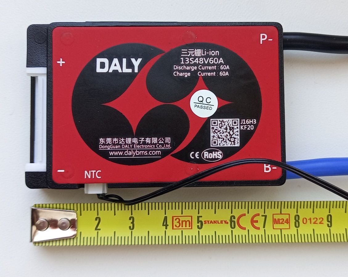 BMS / БМС плата защиты li-ion 13S 48V 40A, 60A DALY