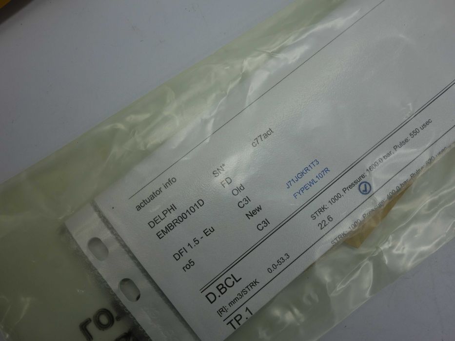 Regenerowany Wtryskiwacz Delphi EMBR00101D Citroen Fiat Ford Peugeot