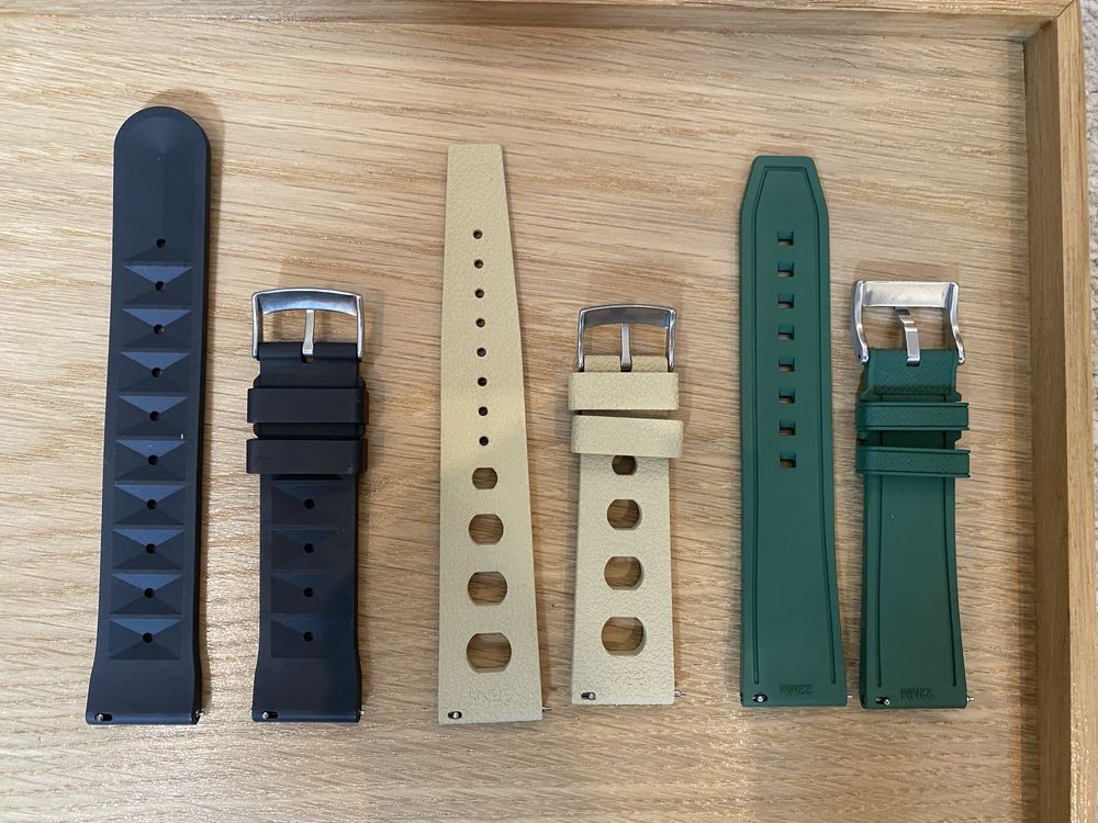 Braceletes em Borracha Novas - Tamanho 22mm