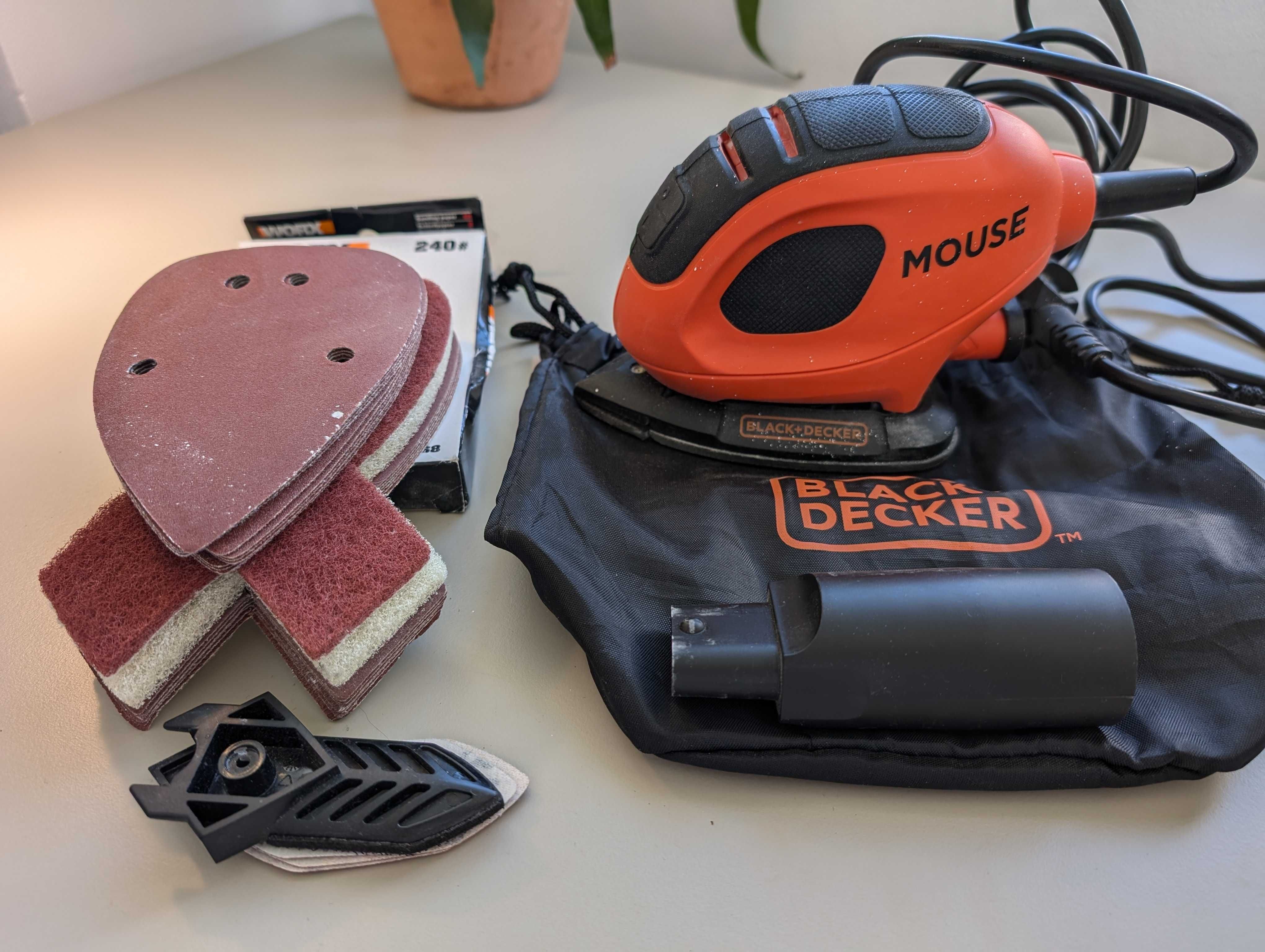 Black + Decker Mouse Orbital Sander / Lixadora