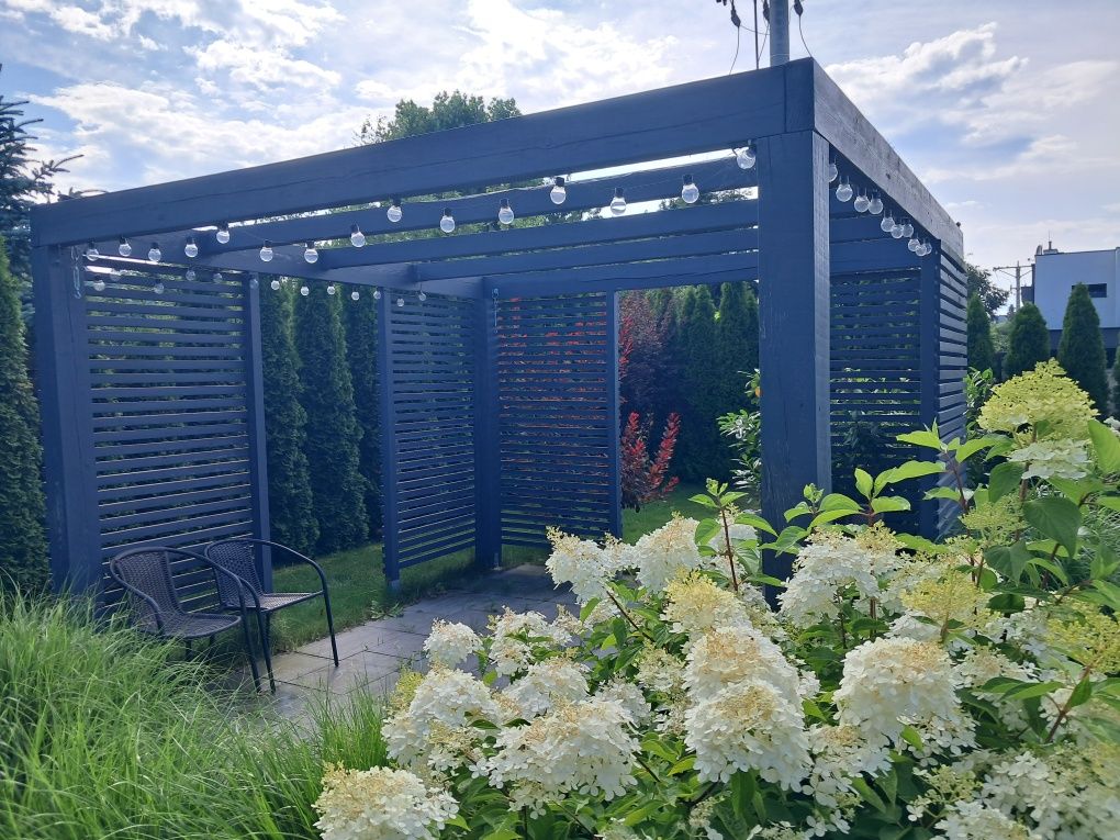 Pergola drewniana 370x370x245