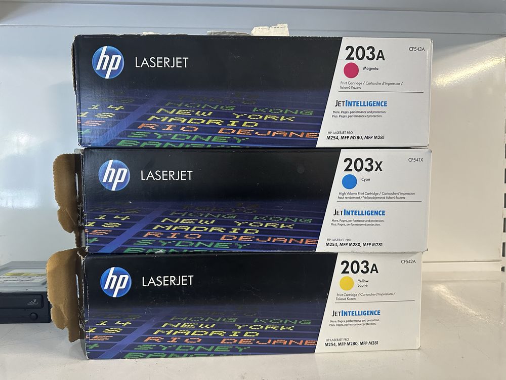 Комплект картриджів HP CF543A,CH542A CF541X