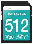 Карта пам'яті ADATA Premier Pro SDXC UHS-I U3 512GB