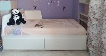 Łóżko Ikea flekke