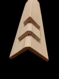 Listwa drewniana kątowa 40 x 20 wykończeniowa kątownik drewniany