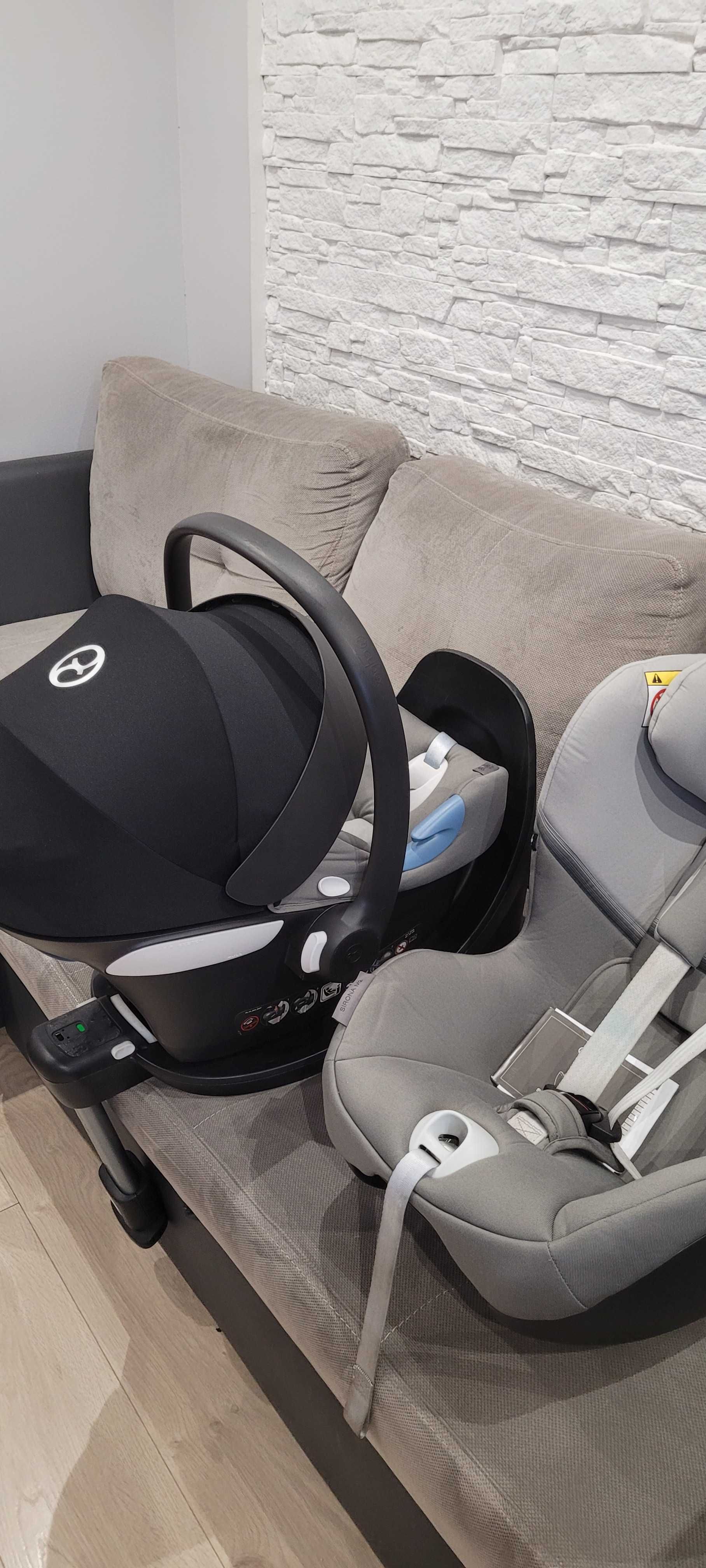 Fotelik  Cybex Aton M, Cybex Sirona M2 i baza M KOMPLET